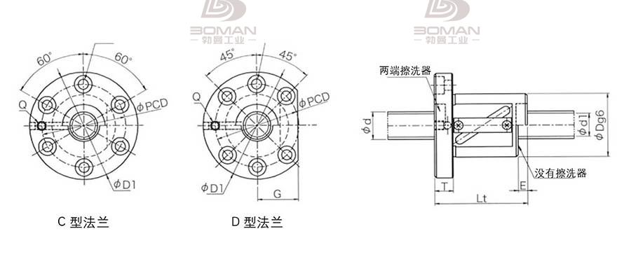 KURODA GR4510FS-DALR 日本黑田精工丝杠钢珠安装方法