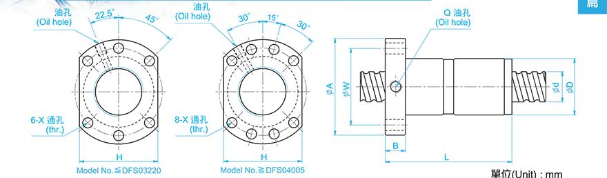 TBI DFS02005-3.8 tbi滚珠丝杠副规格